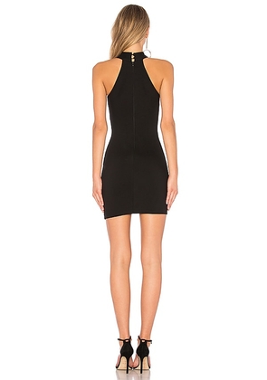 superdown Tegan Wrap Mini Dress in Black. Size M. Also in XS, XXS.