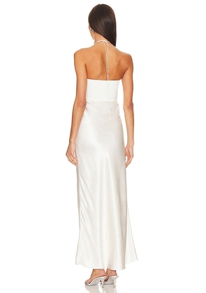 Anna October Sarah Midi Dress in Ivory. Size XL. Also in L.
