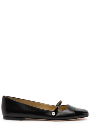 Jimmy Choo Elisa Leather Flats - Black - 41 (IT41 / UK8)