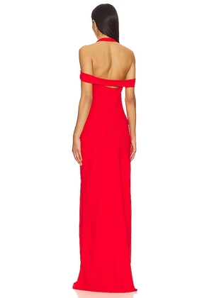 Amanda Uprichard X Revolve Serenade Maxi Dress in Red. Size XL. Also in S.