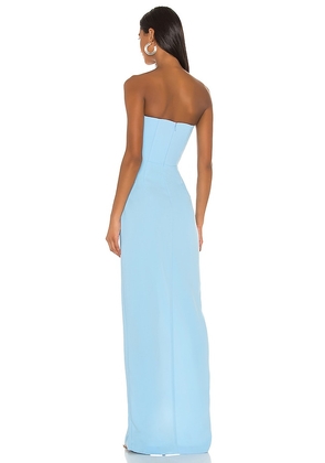 Amanda Uprichard Cherri Gown in Baby Blue. Size S. Also in L, M, XL, XS.