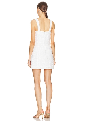 Amanda Uprichard Archie Mini Dress in White. Size S. Also in M, XL.