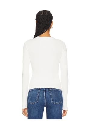 Citizens of Humanity Varra Henley in White. Size S. Also in L, M, XS.