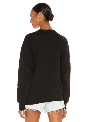 DEPARTURE Do Not Disturb Sweatshirt in Black. Size L. Also in M, S.
