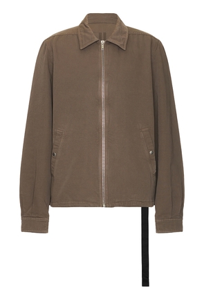 DRKSHDW by Rick Owens Zipfront Jacket in Grey. Size M. Also in L, XL/1X.