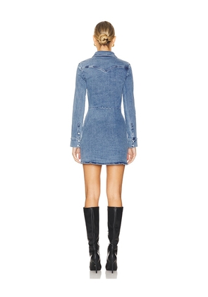 Amanda Uprichard Forester Dress in Denim-Medium. Size L. Also in XS.