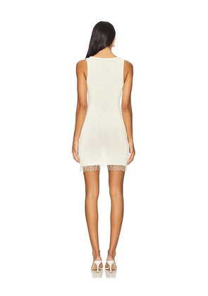 ASTA RESORT Natalia Mini Dress in Ivory. Size S. Also in M, XL.