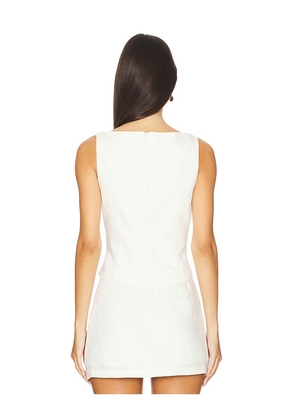 Amanda Uprichard x REVOLVE Ines Top in Ivory. Size M. Also in L, S, XL, XS.