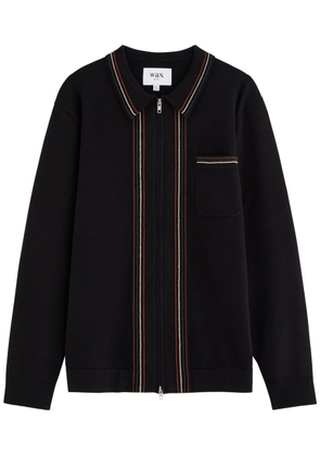 Wax London Amble Cotton Blend Polo Shirt - Black - L