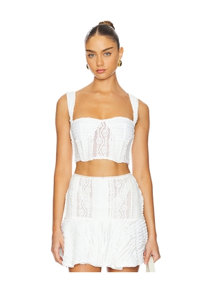 Charo Ruiz Ibiza Bia Top in White. Size S. Also in M.