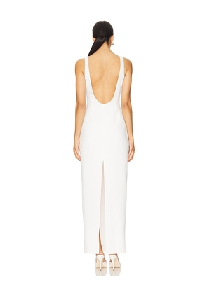 Amanda Uprichard Marbella Maxi Dress in Ivory. Size L. Also in M, S, XS.