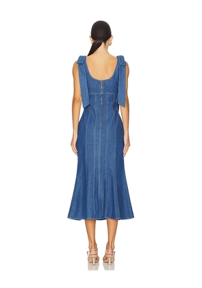ELLIATT Maris Maxi Dress in Blue. Size S. Also in XS.