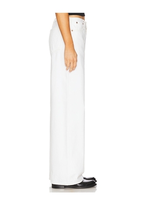 AGOLDE Lex Low Slung Baggy Jeans in White. Size 31. Also in 30, 34.
