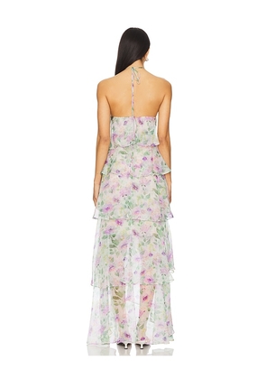 ELLIATT Mirabelle Dress in Purple, Sage. Size M. Also in S, XXL.