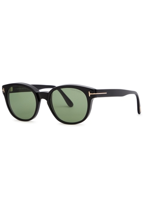 Tom Ford Mert Round-frame Sunglasses - Black - One Size
