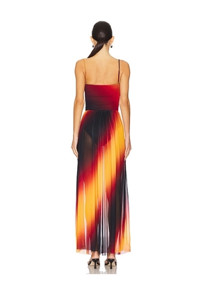 Agua Bendita X REVOLVE Meeg Maxi Dress in Red. Size M. Also in S.