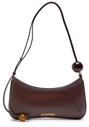 Jacquemus Le Bisou Perle Leather Shoulder bag - Brown - One Size