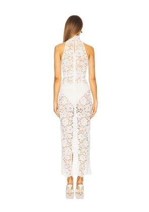 Amanda Uprichard Brynley Maxi Dress in White. Size XS. Also in L.
