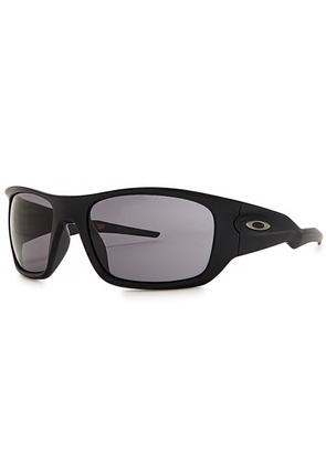 Oakley Masseter Wrap-around Sunglasses - Black - One Size