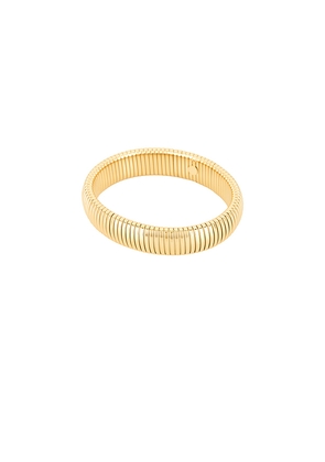 BRACHA She's Timeless Bracelet in Metallic Gold.