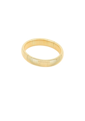 BRACHA She's Timeless Bracelet in Metallic Gold.