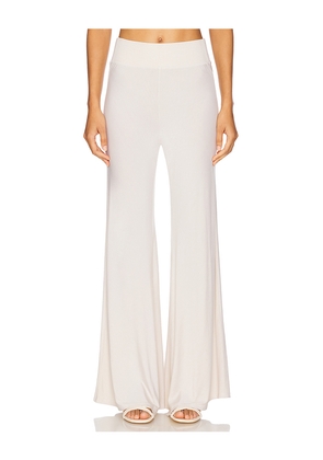 Enza Costa Silk Knit Bias Pant in Beige. Size M. Also in XS.