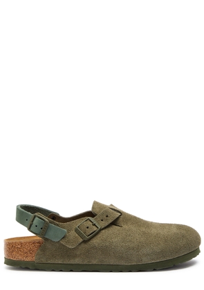 Birkenstock Tokio II Suede Clogs - Green - 36 (IT36/ UK3)