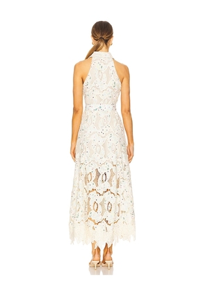 ELLIATT Kyla Maxi Dress in Cream. Size M. Also in XS, XL.