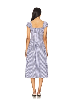 Amanda Uprichard Linella Dress in Blue. Size S. Also in L, M.