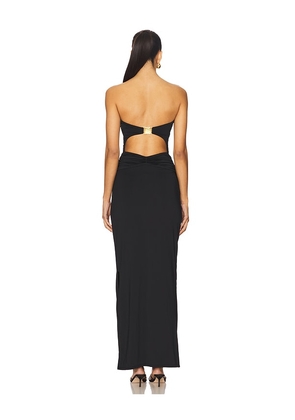 Cin Cin Rome Orchid Maxi Dress in Black. Size XL. Also in M, L.