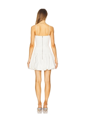 Alice + Olivia Arden Mini Dress in White. Size 2. Also in 0, 4, 6.