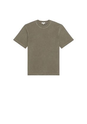 AGOLDE Asha Mock Neck Tee in Grey. Size S. Also in M, L.