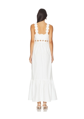 BEACH RIOT Campbell Dress in White. Size M. Also in L, XS.