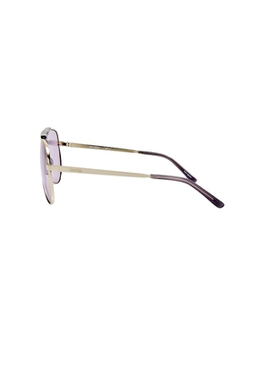 THE ATTICO Amelia Sunglasses in Purple.