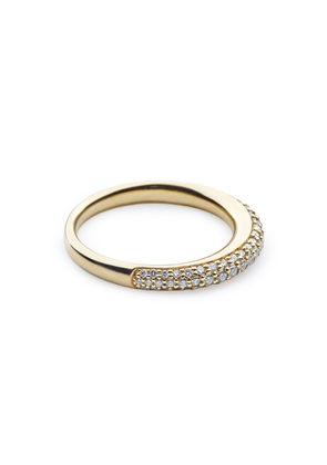 Luminous 27 Bonche Pavé Chiquito 18k Gold Ring - 54 (UK O / US 7)