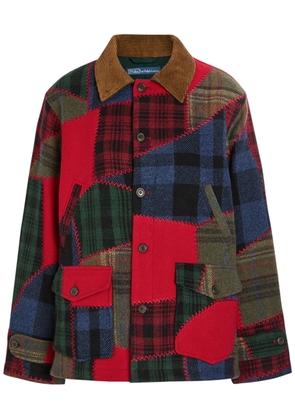 Polo Ralph Lauren Patchwork Wool-blend Jacket - Multicoloured 1 - XL (UK16 / XL)
