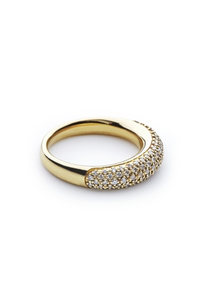 Luminous 27 Bonche Pavé Grande 18k Gold Ring - 54 (UK O / US 7)