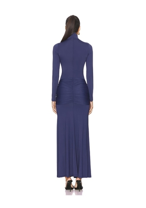 Bardot Alix Maxi Tie Front Dress in Navy. Size 4. Also in 6, 10.
