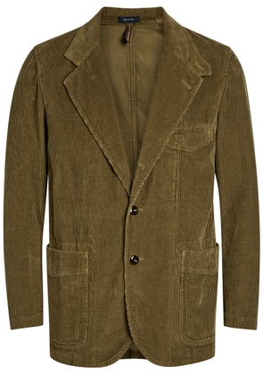 Drake's Corduroy Blazer - Khaki - 46 (IT46/ S)