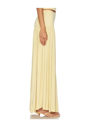 Aya Muse Maxi Skirt in Yellow. Size M. Also in L.