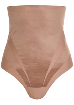 Spanx Transform High-waist Sculpting Thong - Nude - S (UK8-10 / S)