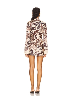 HEMANT AND NANDITA Mini Dress in Neutral. Size S. Also in XS.