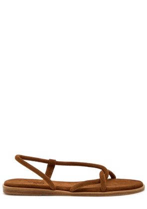 Ancient Greek Sandals Bomba Suede Sandals - Brown - 38 (IT38/ UK5)