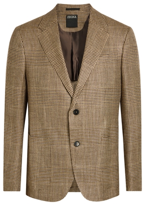 Zegna Houndstooth Woven Blazer - Multicoloured 1 - 46 (IT46 / S)