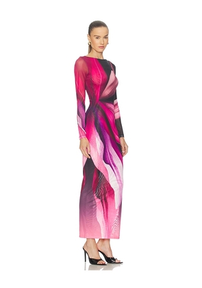 AFRM Phyll Midi Dress in Black. Size XS. Also in XXS, S, M, L, XL, XXL, 1X, 2X, 3X.