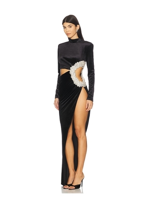 Bronx and Banco Lillian Gown in Black. Size M. Also in S, XL.