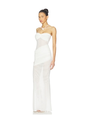 Bananhot Erica Dress in White. Size L. Also in S, M, XL, XS.