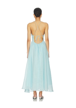 Bardot Arletha Halter Maxi Dress in Baby Blue. Size 10. Also in 2, 4, 6, 8.