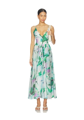 Bardot Arletha Halter Maxi Dress in Green. Size 10. Also in 12, 2, 4, 6, 8.
