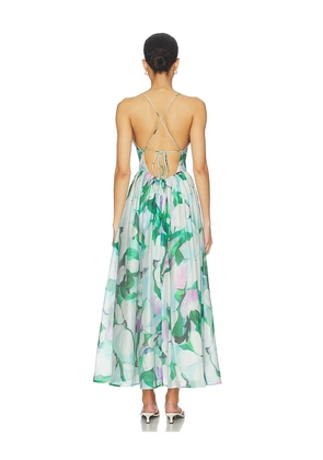 Bardot Arletha Halter Maxi Dress in Green. Size 10. Also in 2, 4.